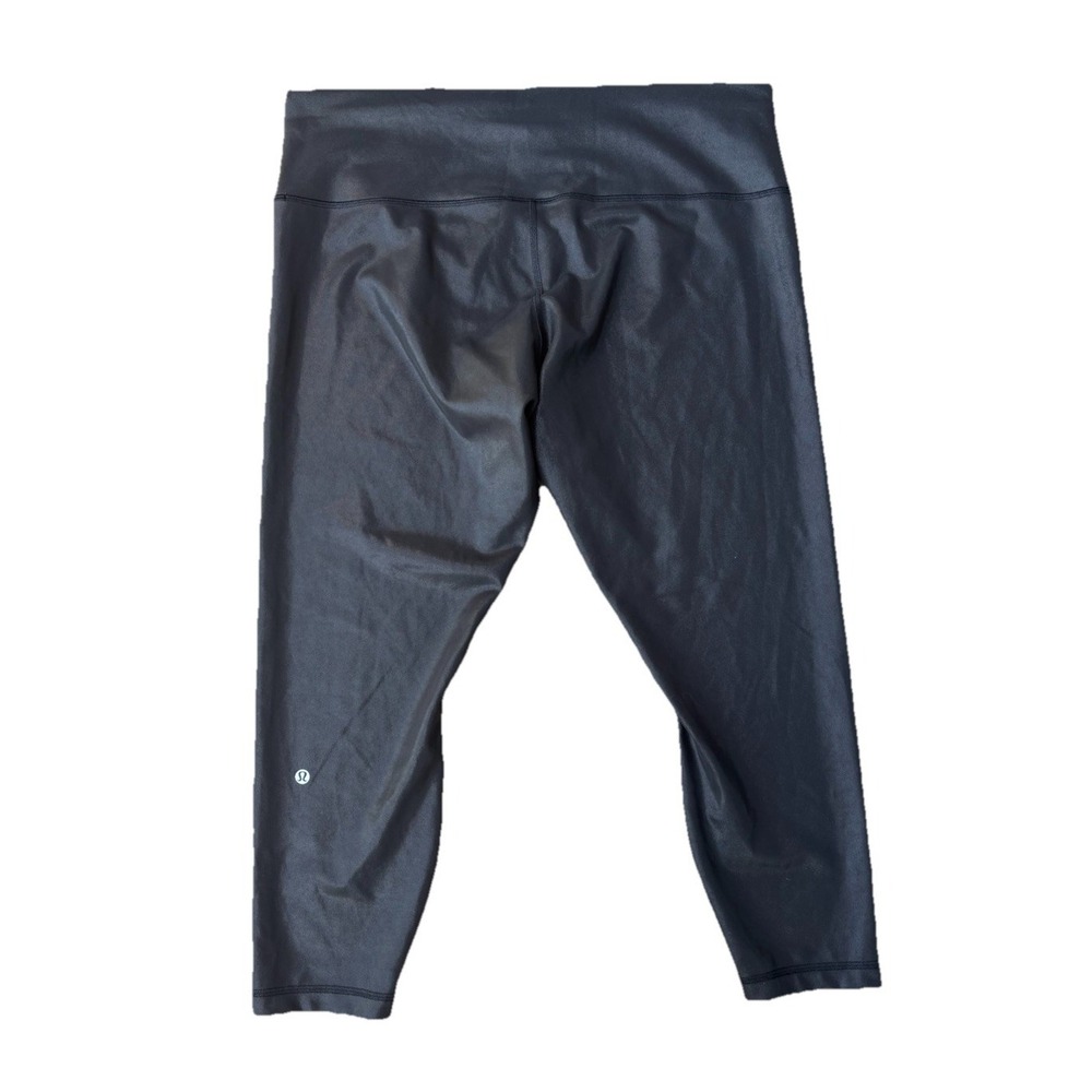 Lululemon Wunder‎ Train High-Rise Tight 25" Matte Foil Black Everlux Women's 18